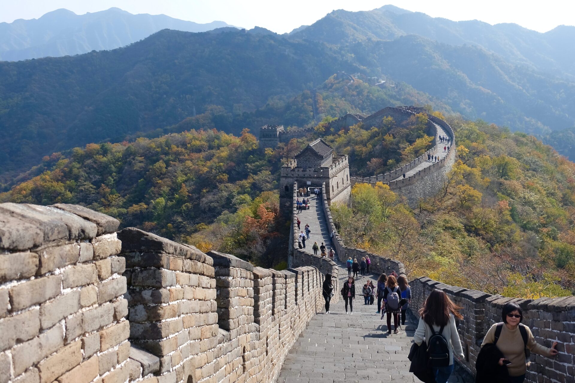 people on Great Wall of China during daytime